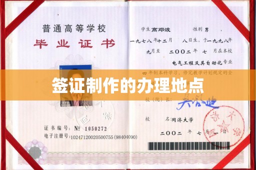 怀安签证制作的办理地点