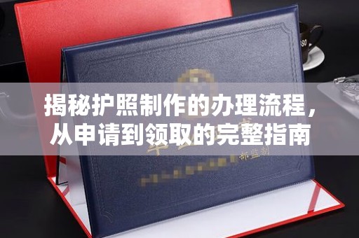 怀安揭秘护照制作的办理流程，从申请到领取的完整指南